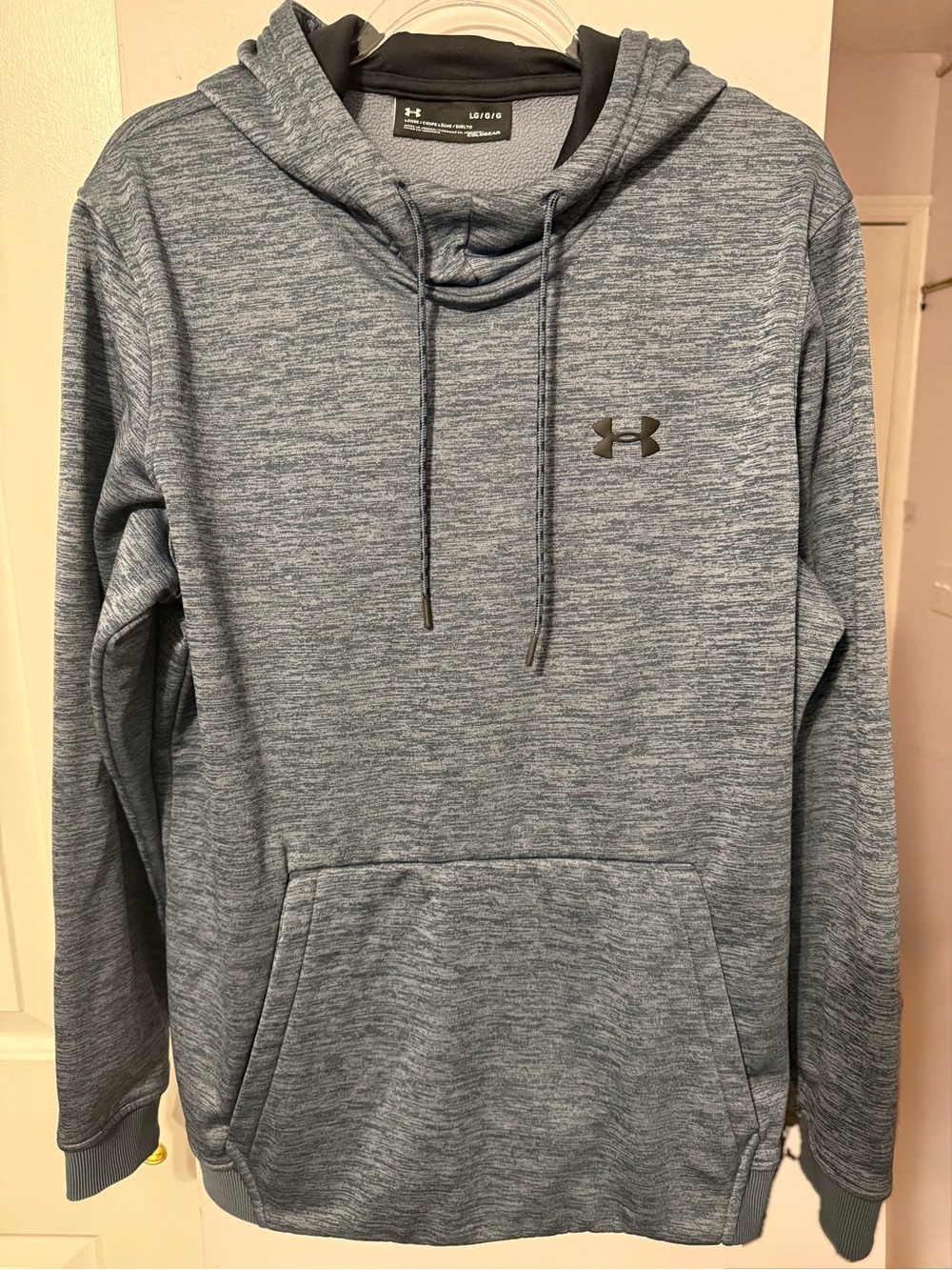 Under Armour Heathered Slate Blue Pullover Hoodie
